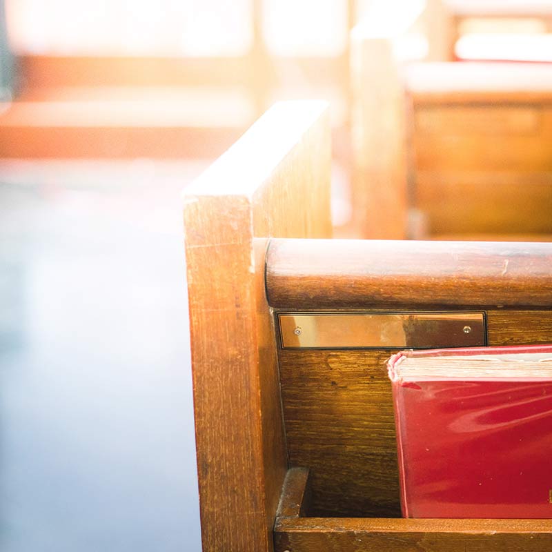 church pew