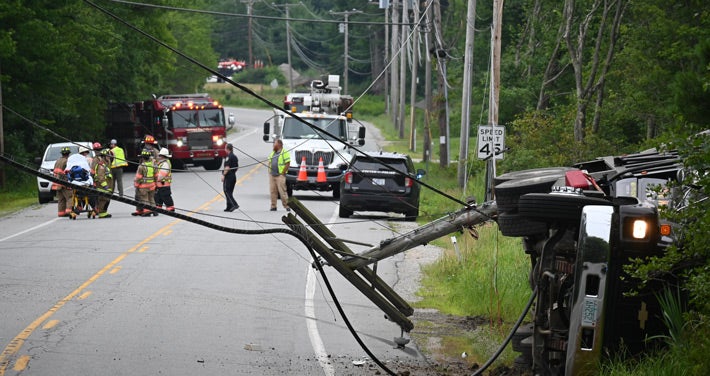 dump truck crash in exeter nh