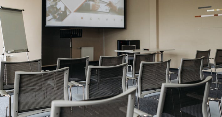 empty forum room